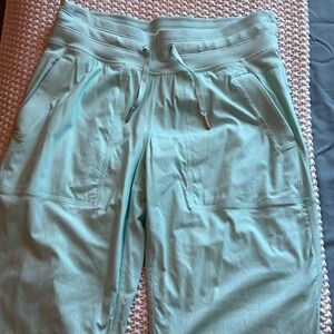 Lululemon mint green dancer studio pants